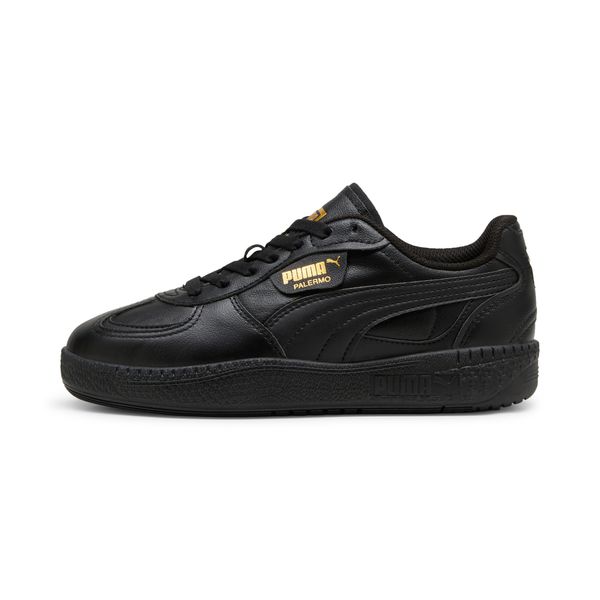 PUMA Women's Puma Palermo Moda Leather Sneakers, Black, Size 42, Shoes