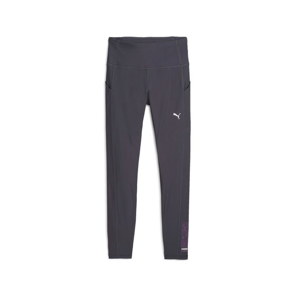 PUMA Women's Puma SEASONS Trail Running Tights, Gray, Size M, Sport