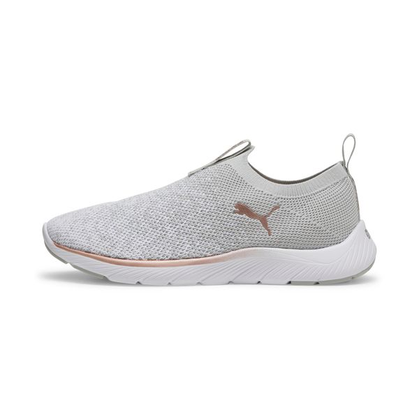 PUMA Women's Puma Softride Remi Slip-on Knit's Running Shoe, Gray, Size 38, Shoes