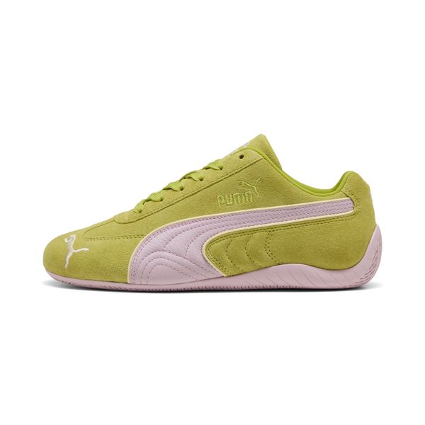 PUMA Women's Puma Speedcat Piping Sneakers, Green, Size 36, Shoes