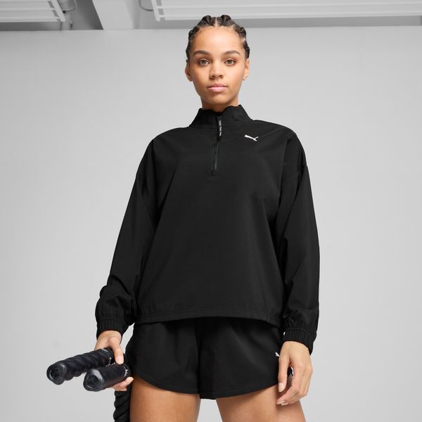 PUMA Women's Puma STRONG Woven Jacket, Black, Size XS, Clothing
