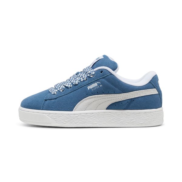 PUMA Women's Puma Suede XL Lace Sneakers, Blue, Size 37.5, Shoes
