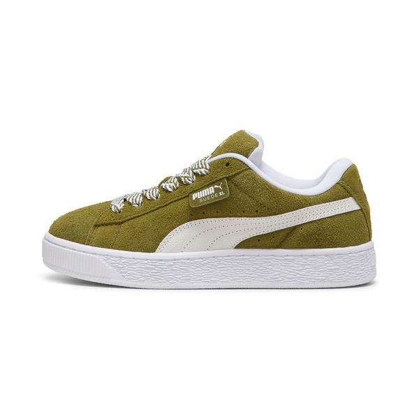 PUMA Women's Puma Suede XL Soft's Sneakers, Green, Size 35.5, Shoes