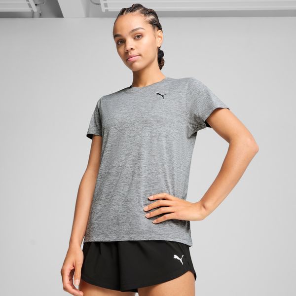 PUMA Women's Puma TAD ESSENTIALS Heather T-Shirt, Gray, Size S, Clothing