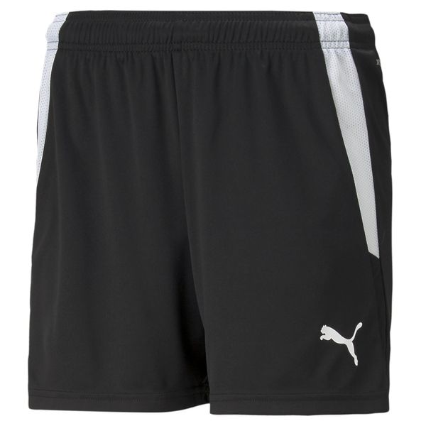 PUMA Women's Puma team LIGA Football Shorts, Black, Size S, Clothing