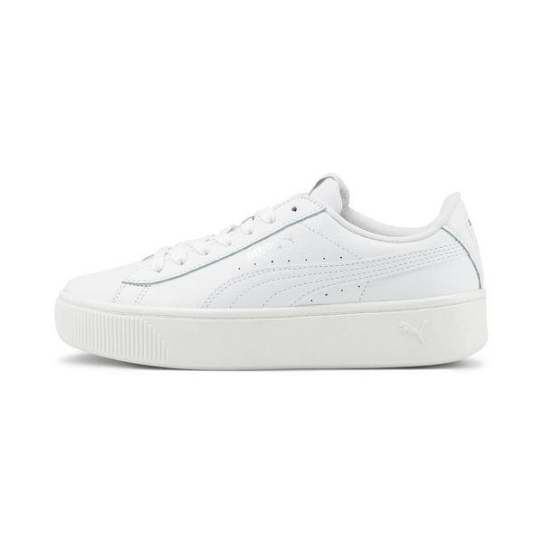 PUMA Women's Puma Vikky Stacked's Trainers, White, Size 36, Shoes