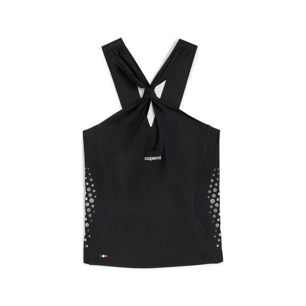 PUMA Women's Puma x COPERNI Wrapped Top, Black, Size M, Clothing