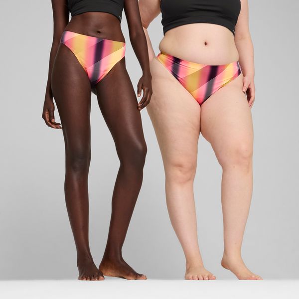 PUMA Women's Puma x Modibodi Seamfree Active Light-Moderate Thong, Yellow, Size XL, Clothing