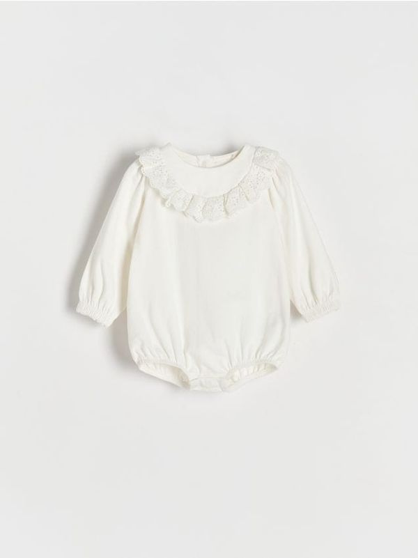 Reserved Reserved - BABIES` BODY SUIT - krem