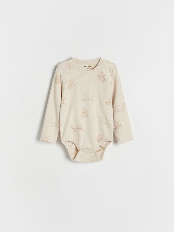 Reserved Reserved - BABIES` BODY SUIT - krem