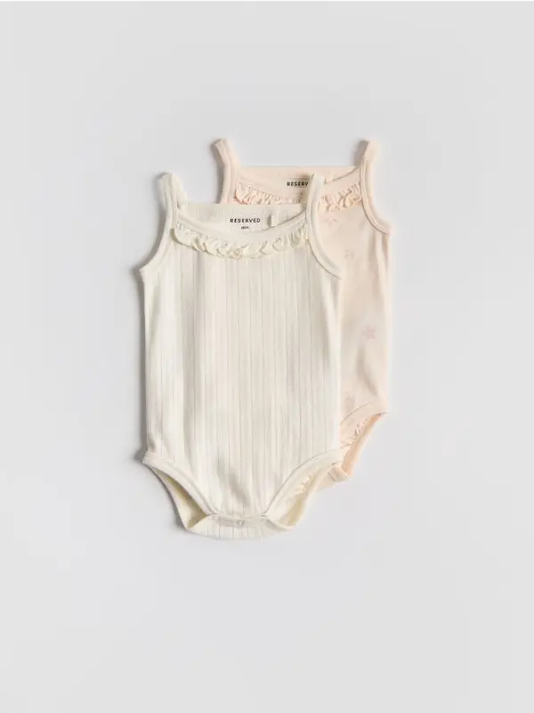 Reserved Reserved - BABIES` BODY SUIT MULTI - boja kože