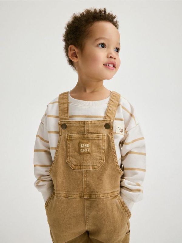 Reserved Reserved - BABIES` DUNGAREES - bež