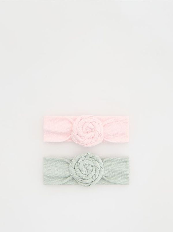 Reserved Reserved - BABIES` HEADBAND MULTI - pastelnoružičasto