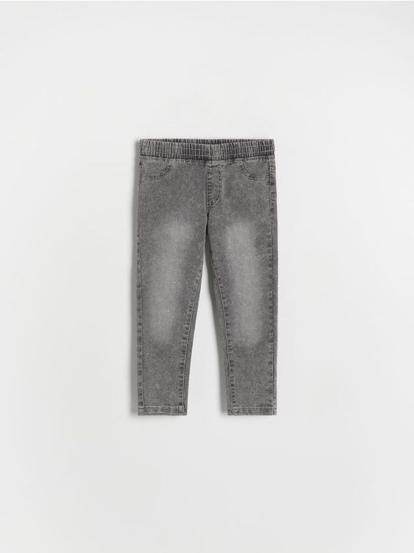Reserved Reserved - BABIES` JEANS TROUSERS - svijetlo siva