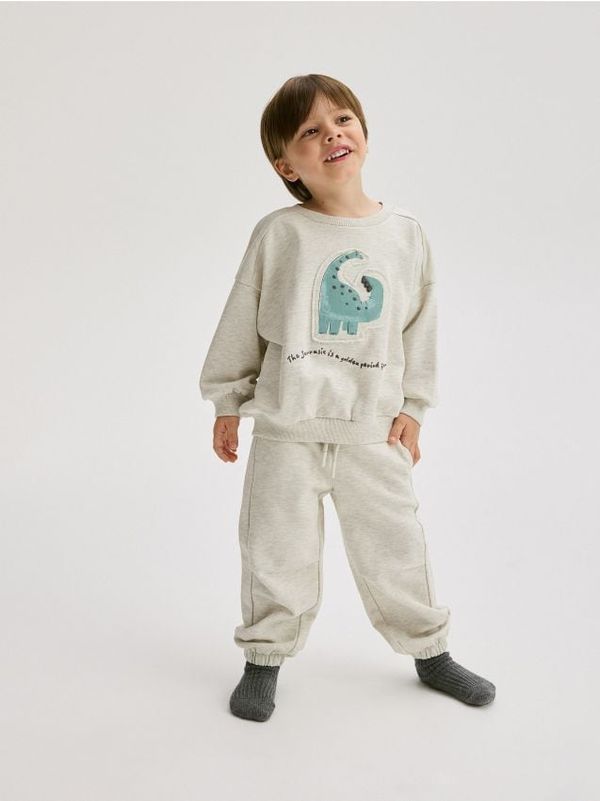 Reserved Reserved - BABIES` JOGGING TOP & TROUSERS - light grey