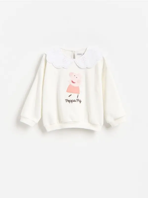 Reserved Reserved - BABIES` JOGGING TOP - krem
