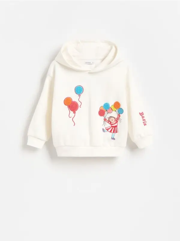 Reserved Reserved - BABIES` JOGGING TOP - krem