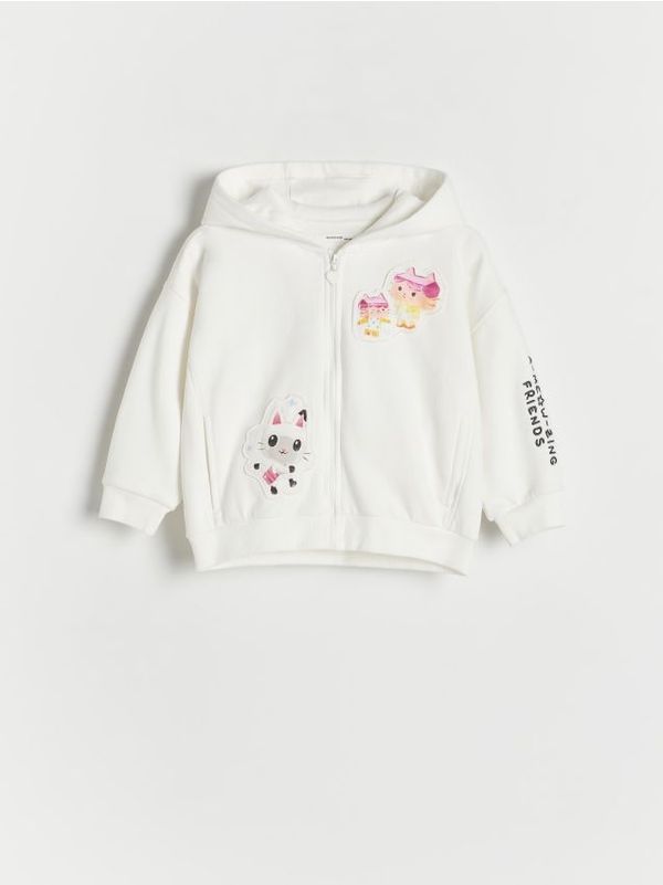 Reserved Reserved - BABIES` JOGGING TOP - krem