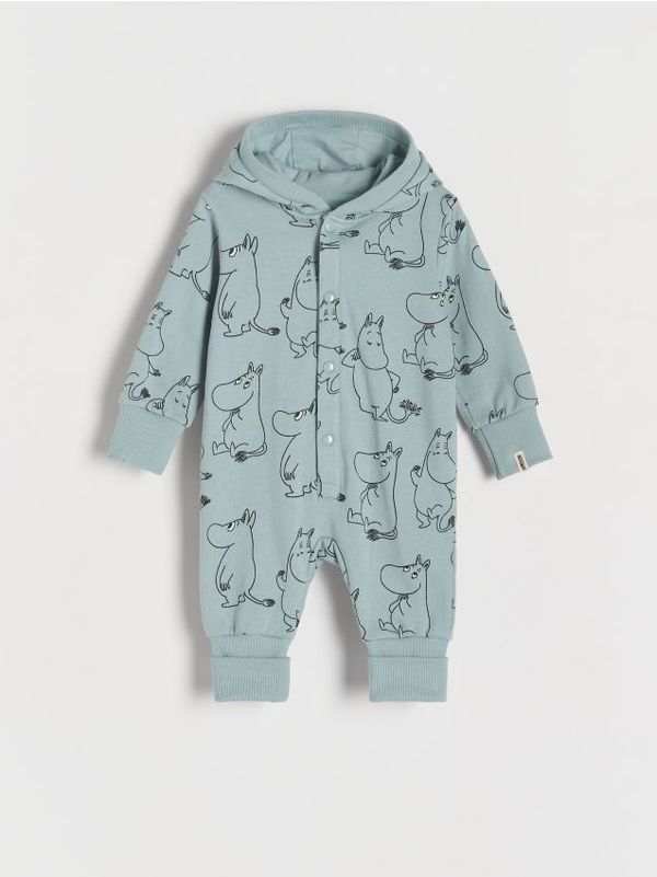 Reserved Reserved - BABIES` JUMPSUIT - plavozeleno
