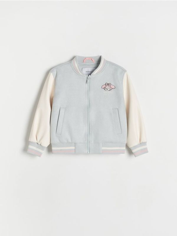 Reserved Reserved - BABIES` OUTER JACKET - svijetlo siva