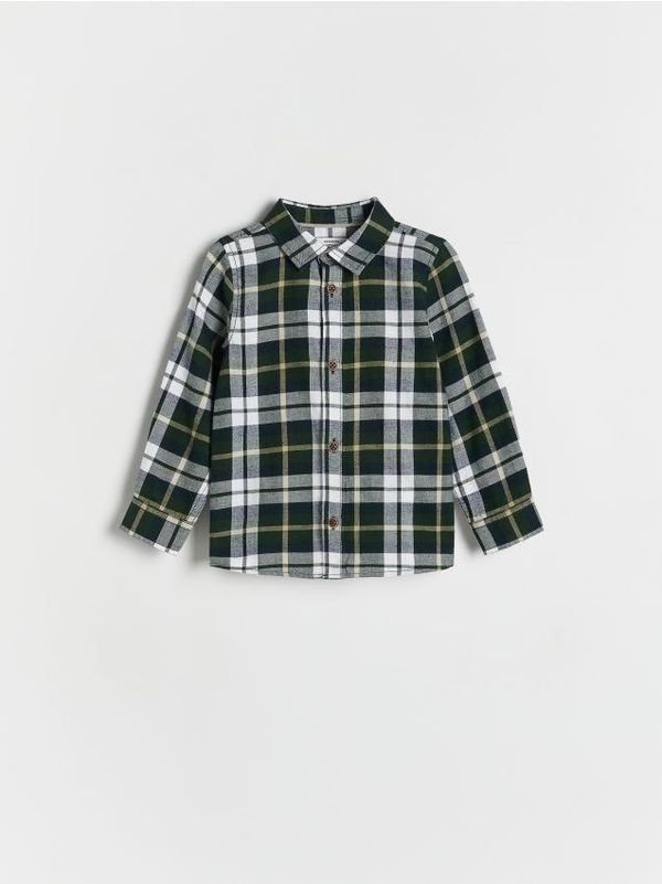 Reserved Reserved - BABIES` SHIRT - smeđezeleno