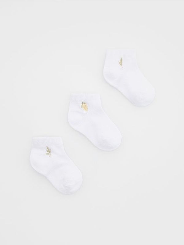 Reserved Reserved - BABIES` SOCKS MULTI - bijela