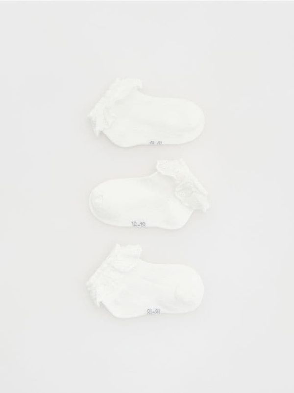 Reserved Reserved - BABIES` SOCKS MULTI - krem