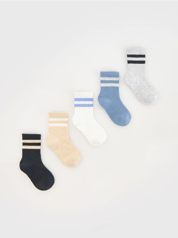 Reserved Reserved - BABIES` SOCKS MULTI - krem