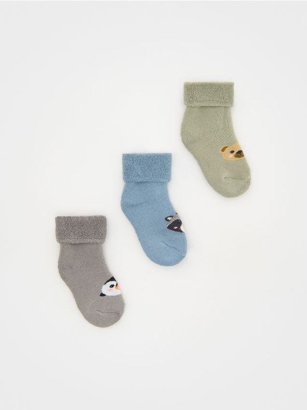 Reserved Reserved - BABIES` SOCKS MULTI - svjetloplavo