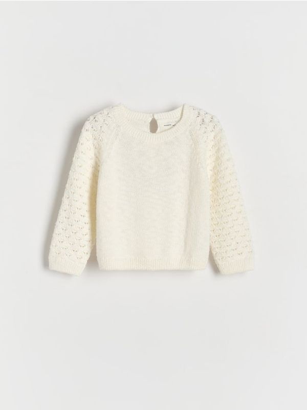 Reserved Reserved - BABIES` SWEATER - krem
