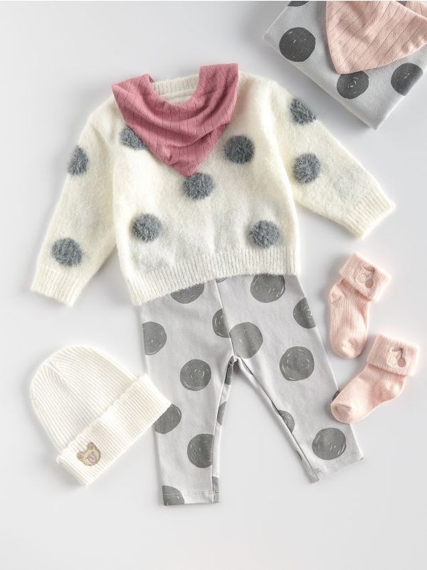 Reserved Reserved - BABIES` SWEATER - krem