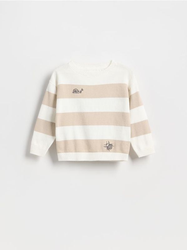 Reserved Reserved - BABIES` SWEATER - krem