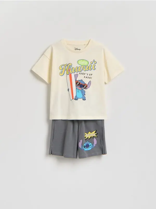 Reserved Reserved - BABIES` T-SHIRT & SHORTS - tamnosivo