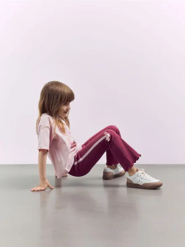 Reserved Reserved - BABIES` T-SHIRT & TROUSERS - ružičasta
