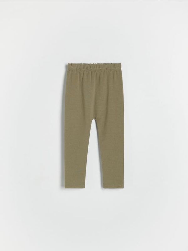Reserved Reserved - BABIES` TROUSERS - smeđezeleno