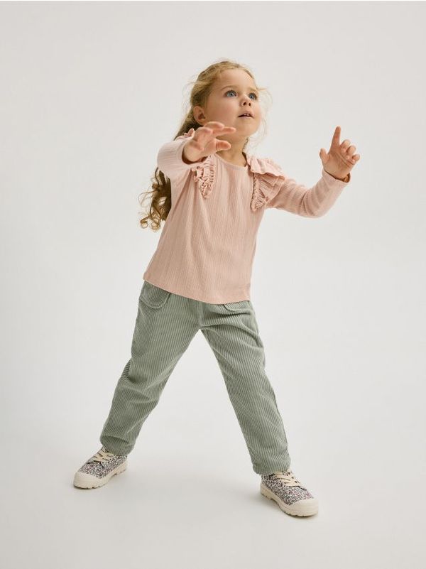 Reserved Reserved - Baggy hlače - svjetlotirkizno