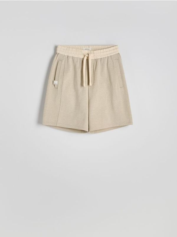 Reserved Reserved - Baggy kratke hlače - bež