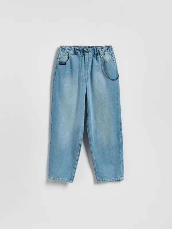 Reserved Reserved - Baggy traperice s lancem - plava