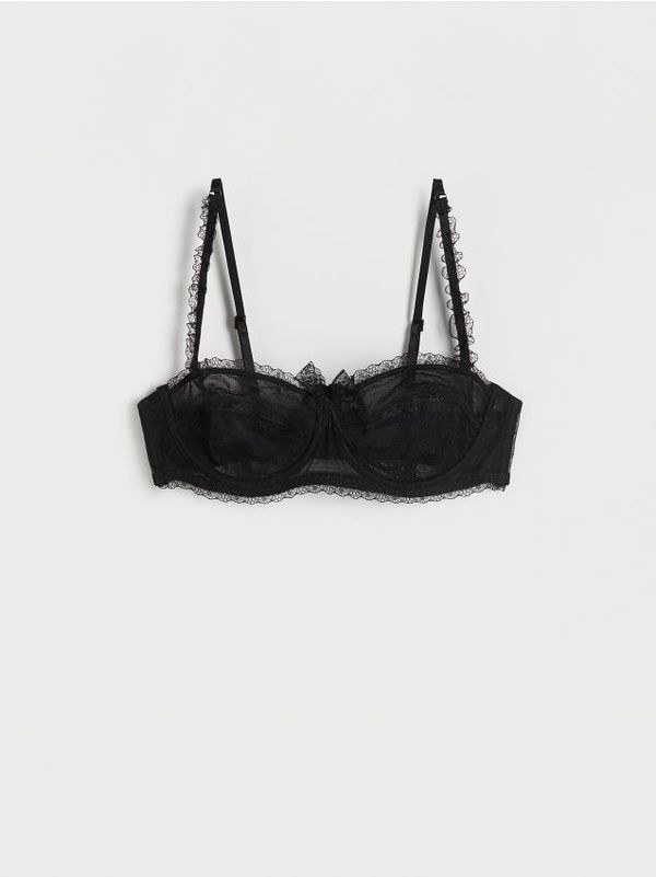 Reserved Reserved - Balkonet push-up grudnjak - crno