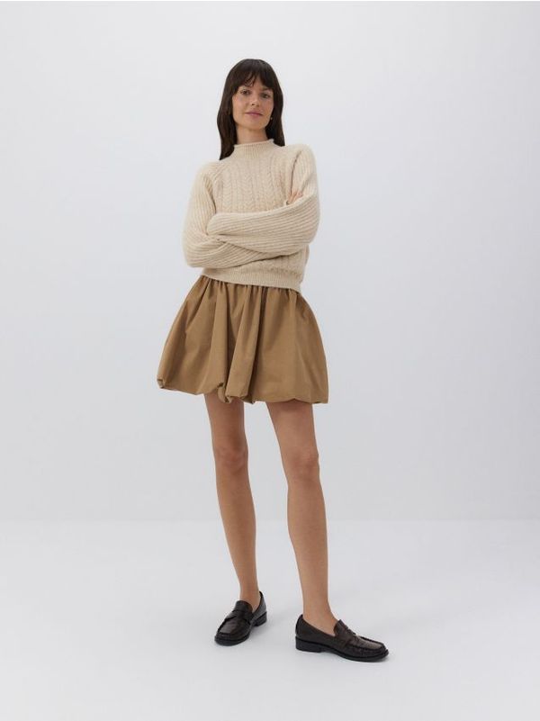 Reserved Reserved - Balonasta suknja - bež