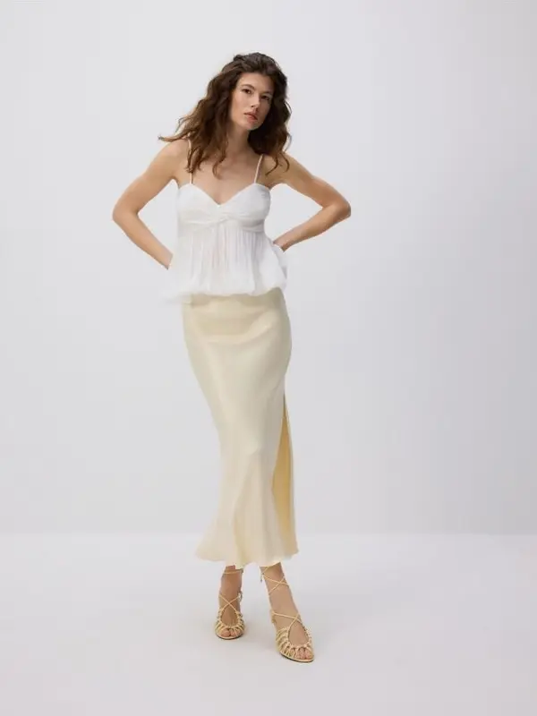 Reserved Reserved - Bluza bez rukava - bijela