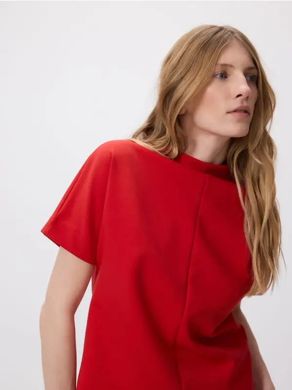 Reserved Reserved - Bluza kratkih rukava - crvena