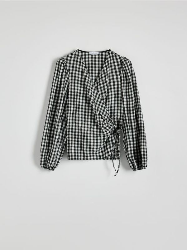 Reserved Reserved - Bluza na vezanje - crno