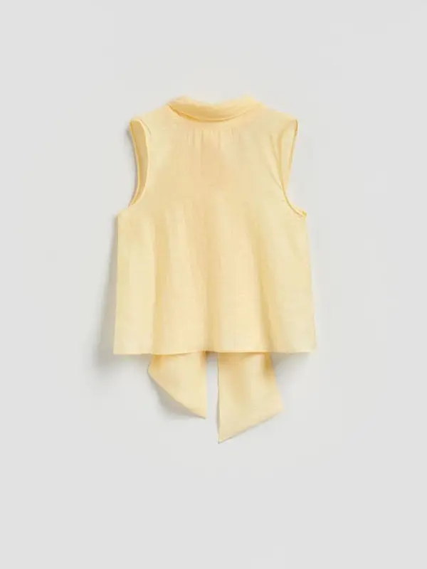 Reserved Reserved - Bluza na vezanje - svjetložuto