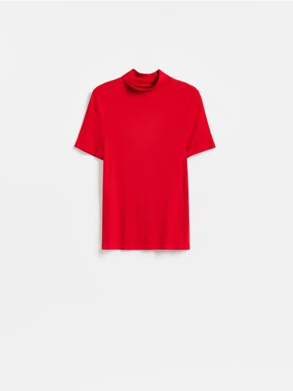 Reserved Reserved - Bluza od mješavine viskoze - crvena