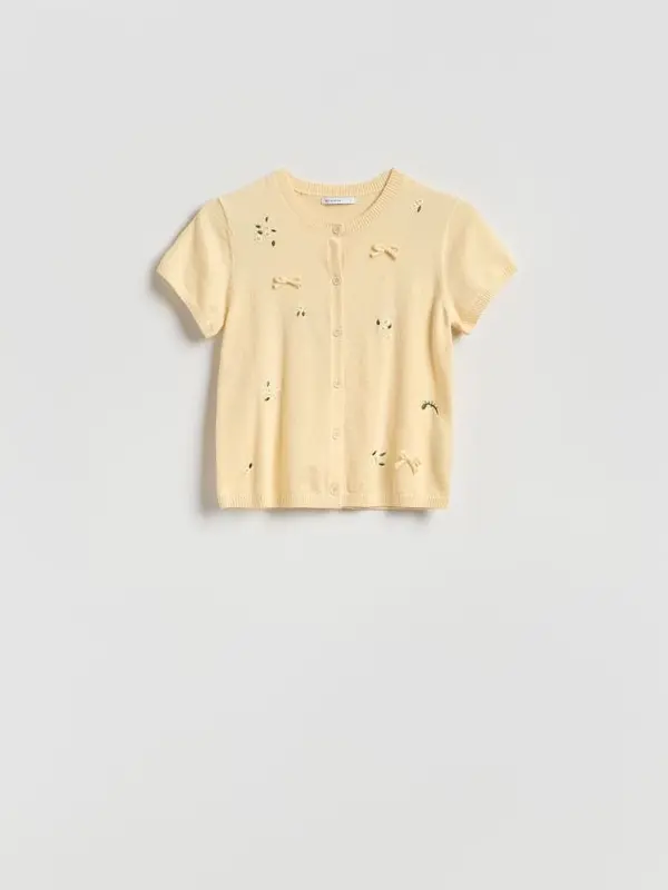 Reserved Reserved - Bluza od mješavine viskoze - svjetložuto