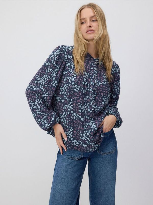 Reserved Reserved - Bluza od viskoze - šaren