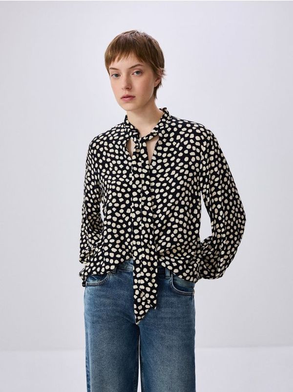 Reserved Reserved - Bluza od viskoze - šaren