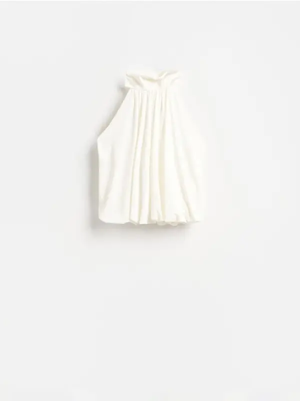 Reserved Reserved - Bluza s američkim ovratnikom - bijela