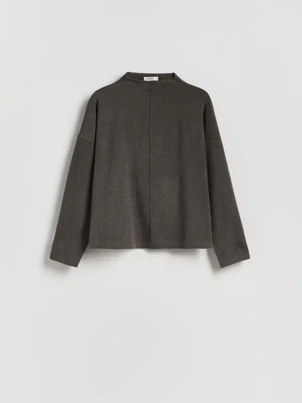Reserved Reserved - Bluza s dekorativnim šavom - šaren